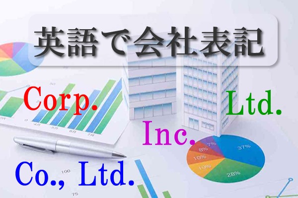 英語の会社表記 Inc Co Ltd Ltd Corp を解説